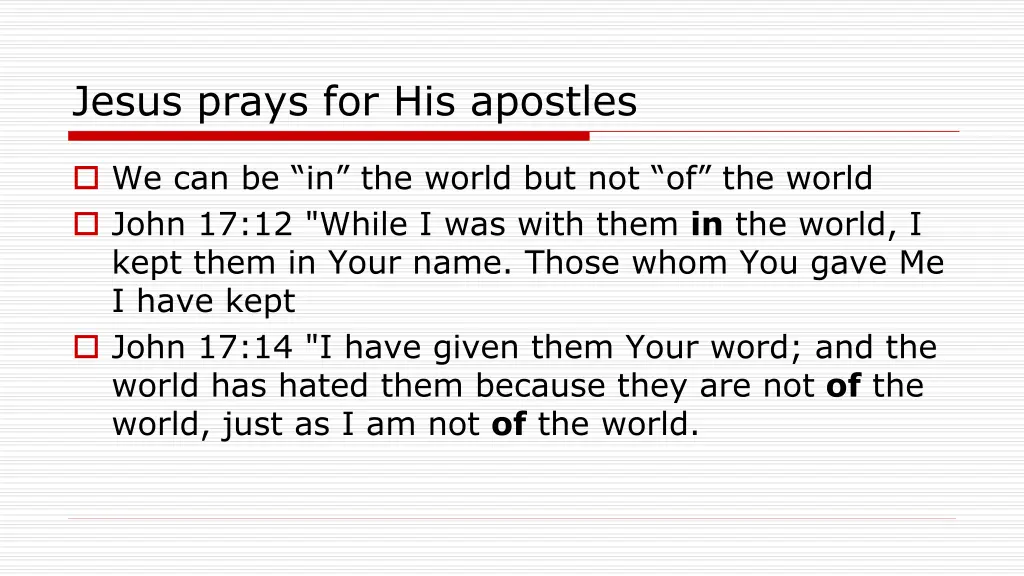 jesus prays for his apostles 4