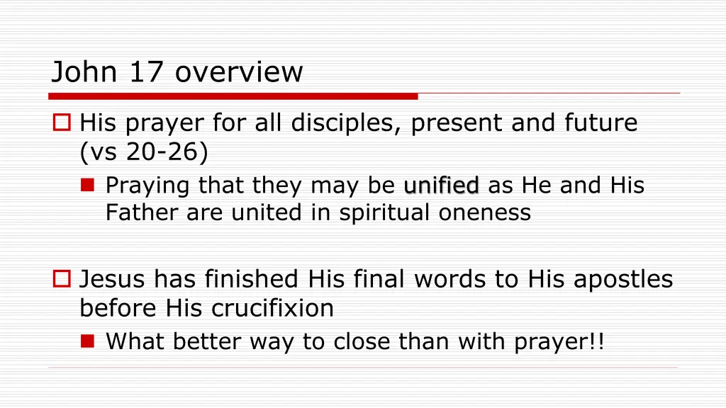 john 17 overview 1
