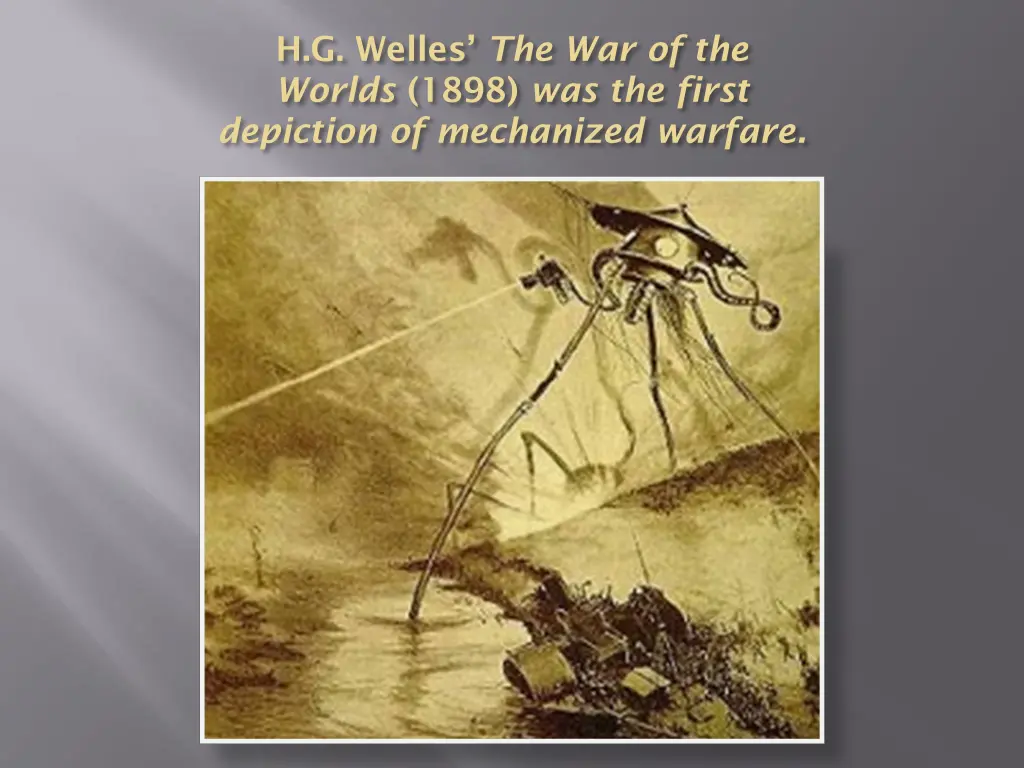 h g welles the war of the worlds 1898