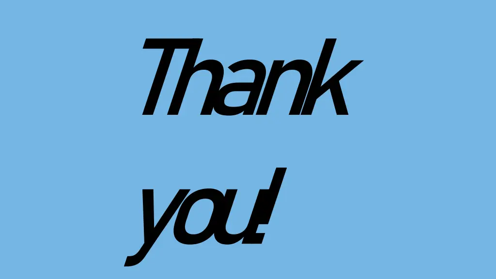thank you