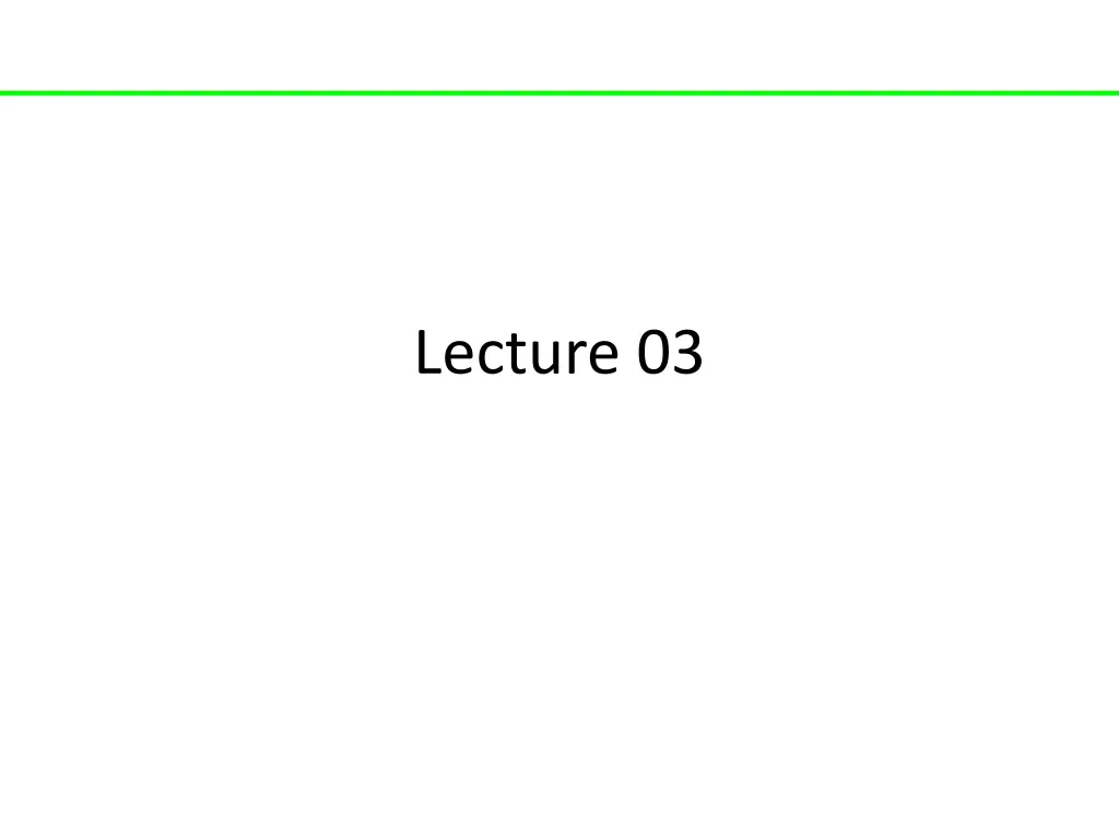 lecture 03