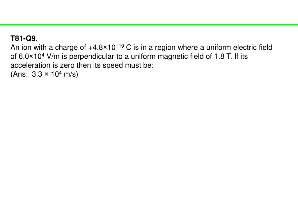 t81 q9 an ion with a charge