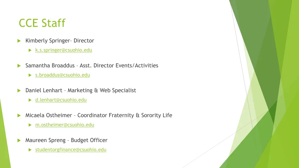 cce staff