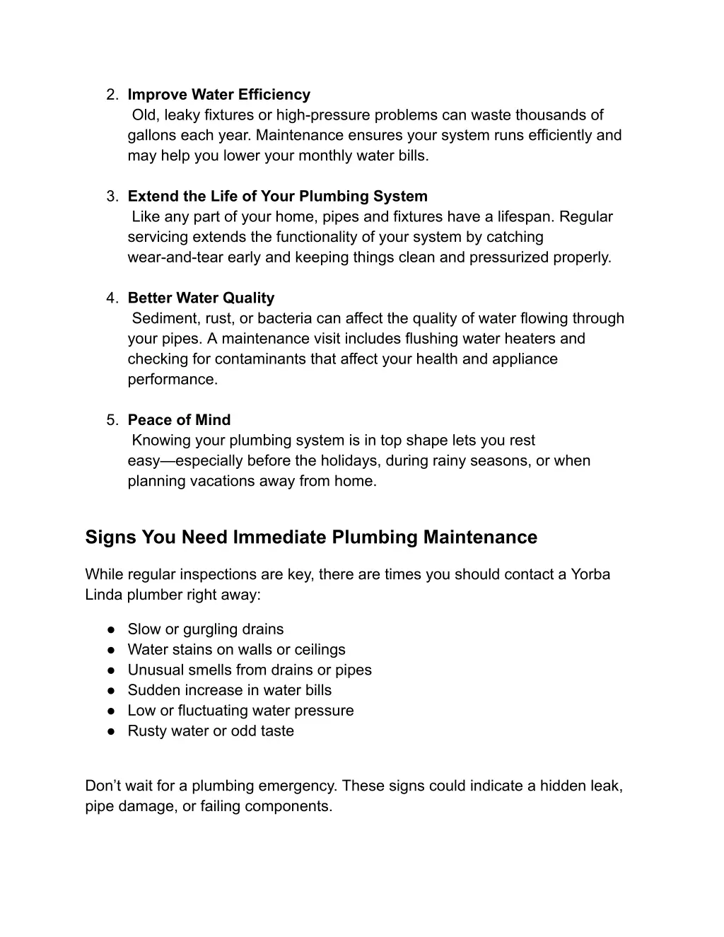 2 improve water efficiency old leaky fixtures