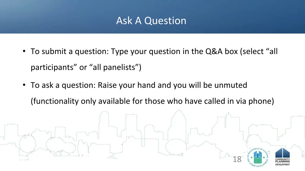 ask a question