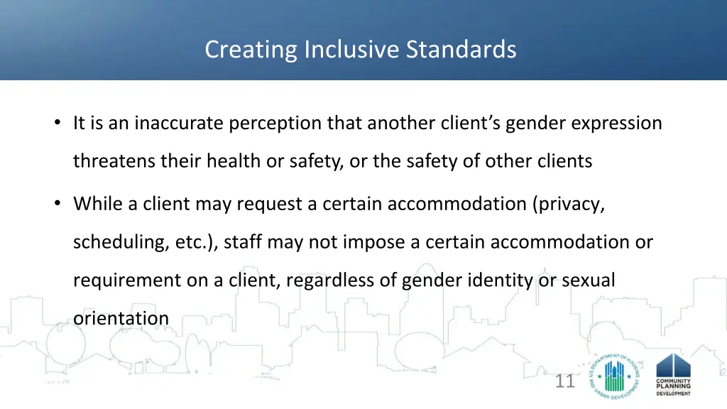 creating inclusive standards