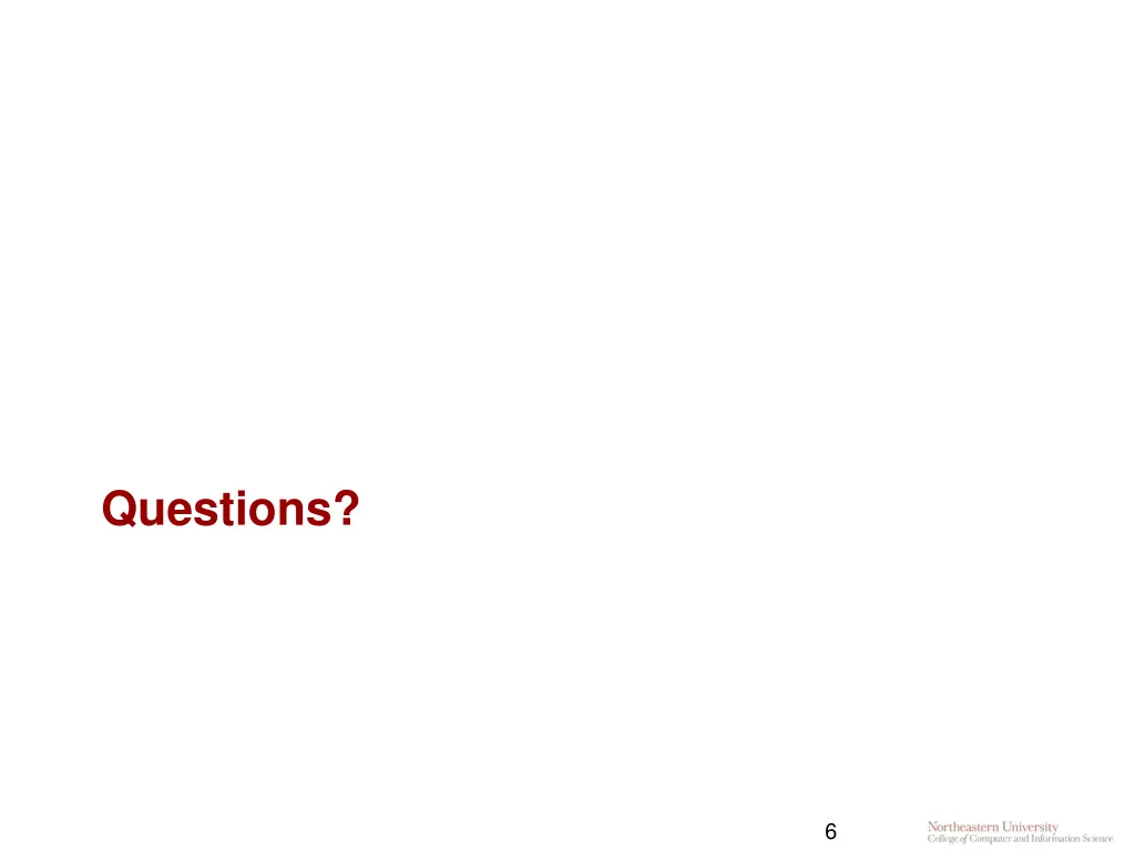 questions