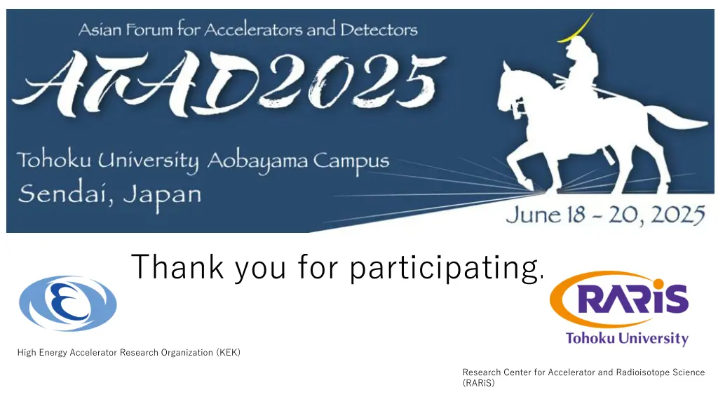 thank you for participating