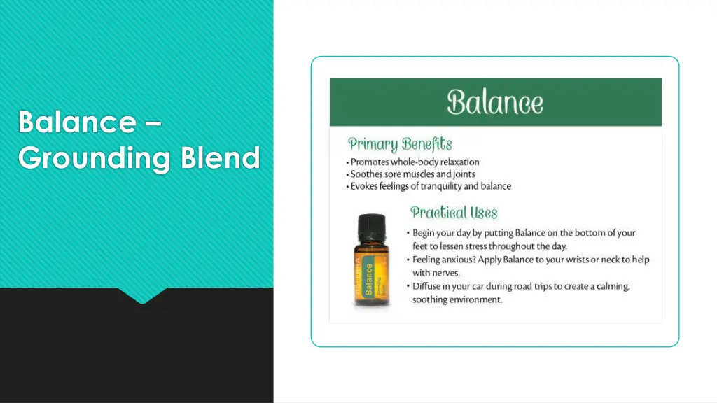 balance grounding blend
