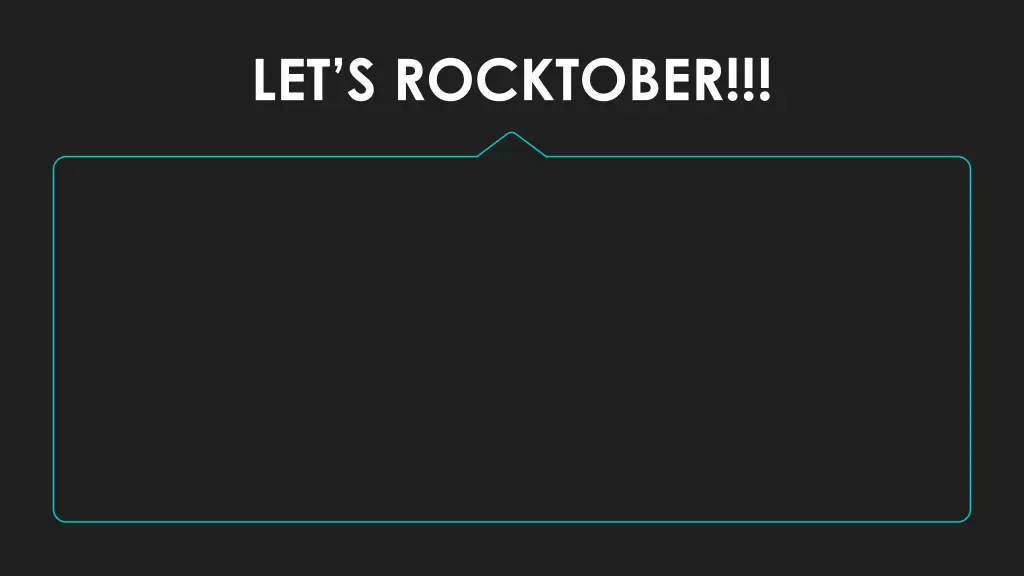 let s rocktober