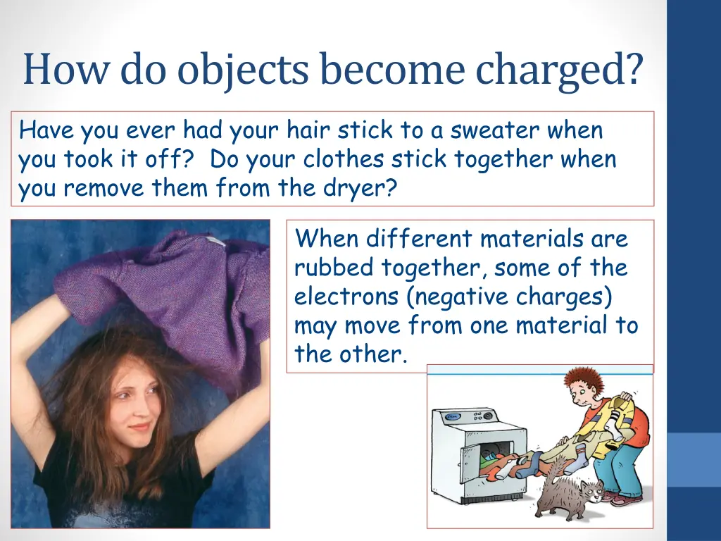 how do objects become charged