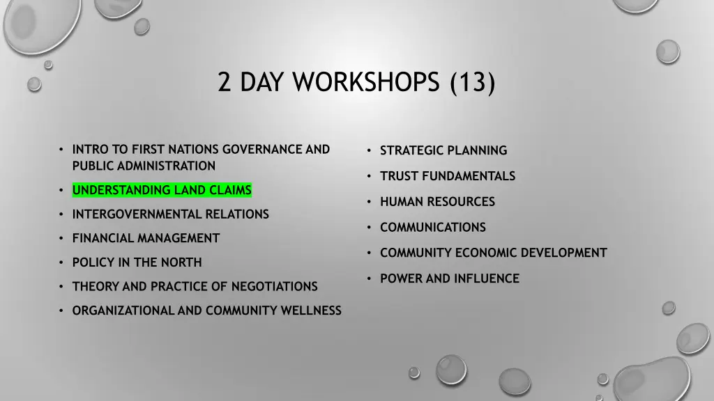 2 day workshops 13 1
