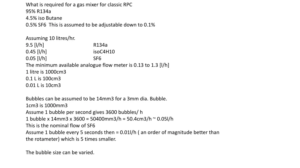 what is required for a gas mixer for classic