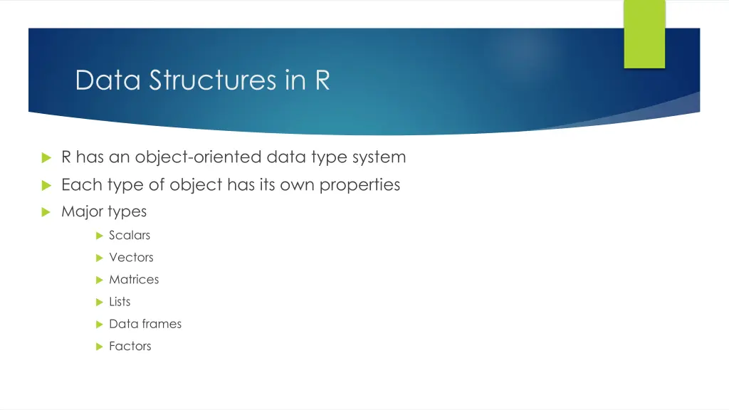 data structures in r