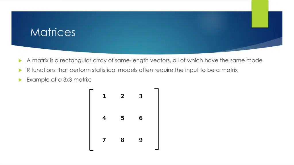 matrices