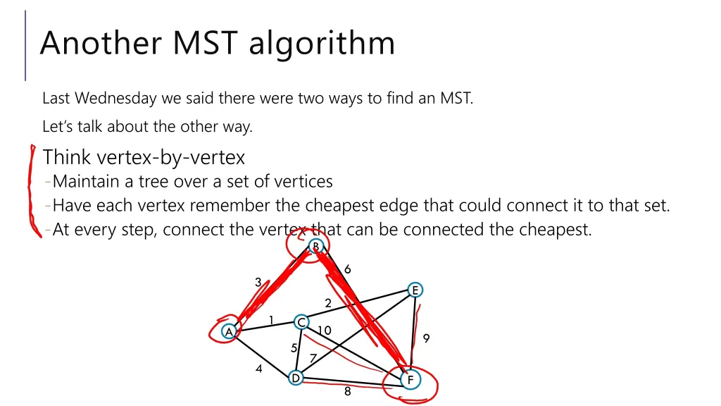 another mst algorithm