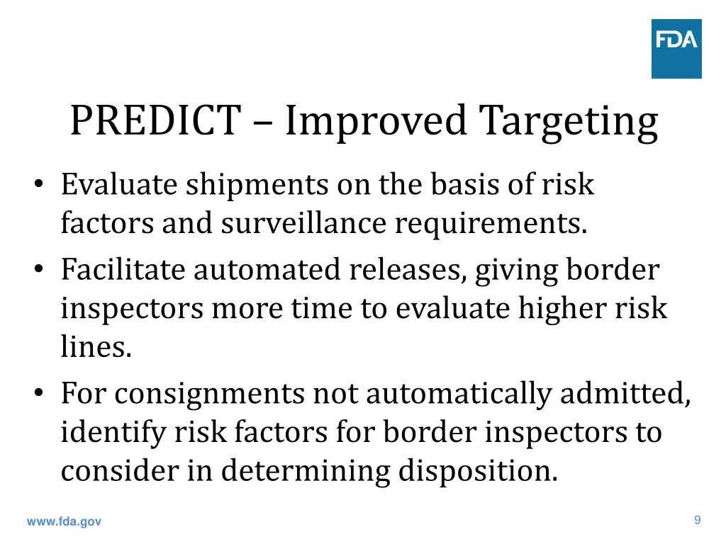 predict improved targeting