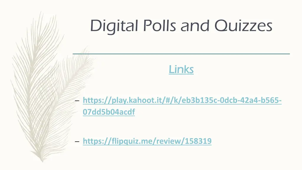 digital polls and quizzes