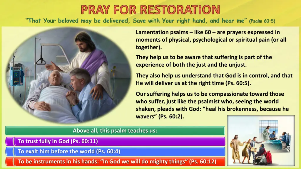 pray for restoration