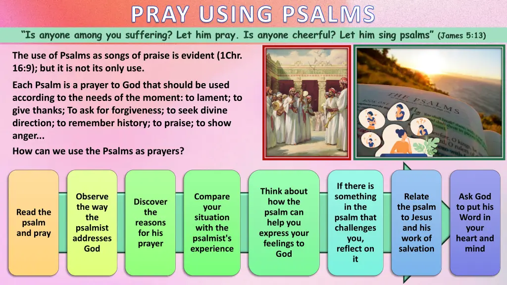pray using psalms