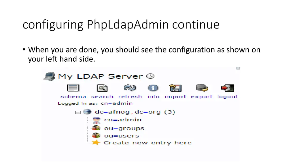 configuring phpldapadmin continue 11