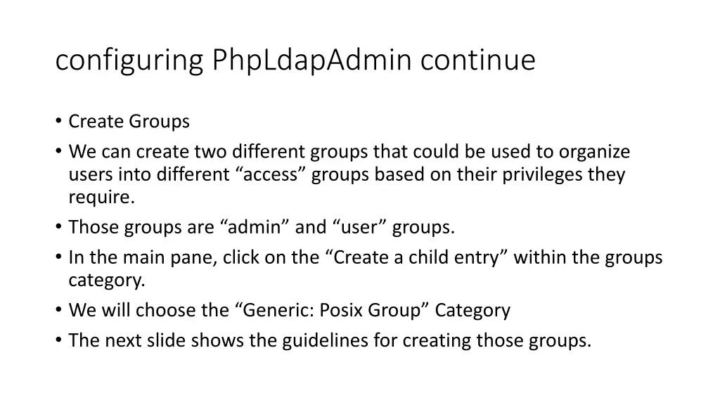 configuring phpldapadmin continue 12