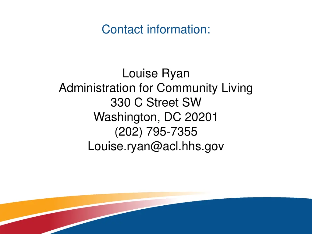 contact information