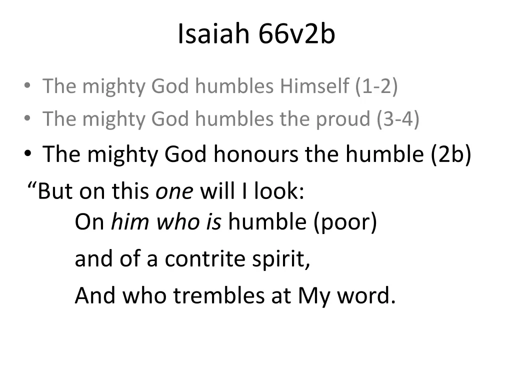 isaiah 66v2b