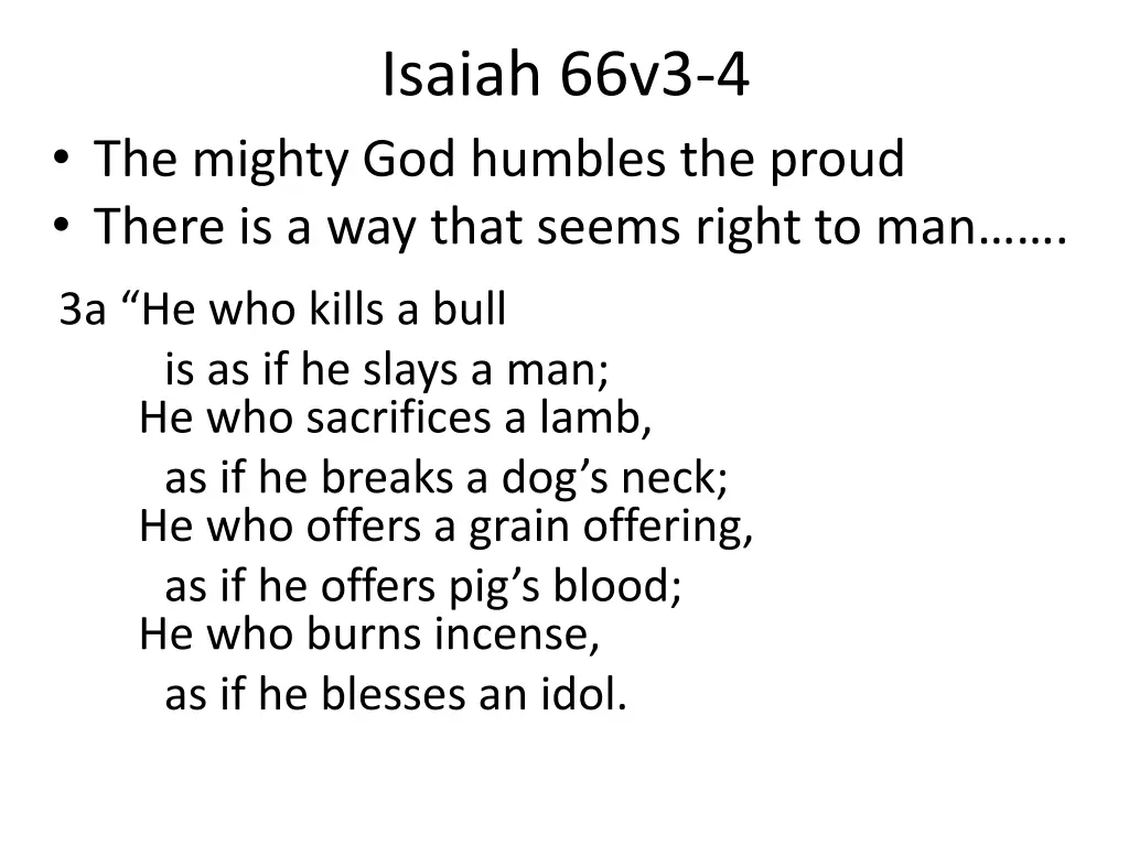 isaiah 66v3 4