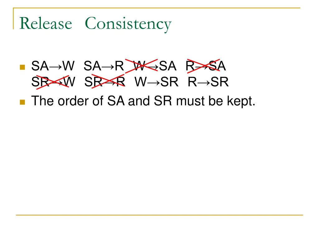 release consistency 1