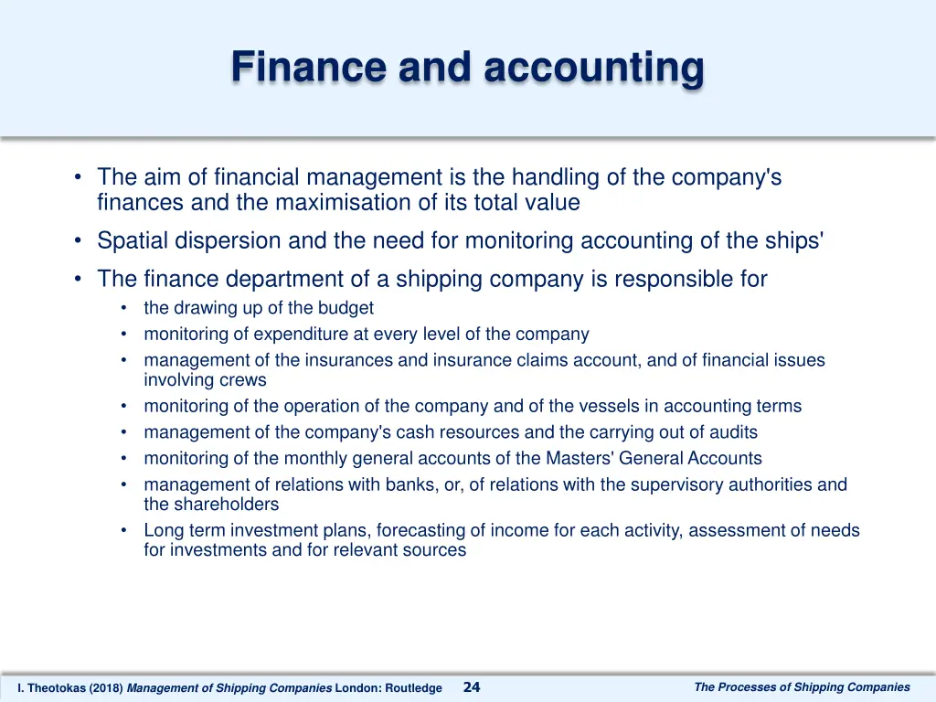finance and accounting
