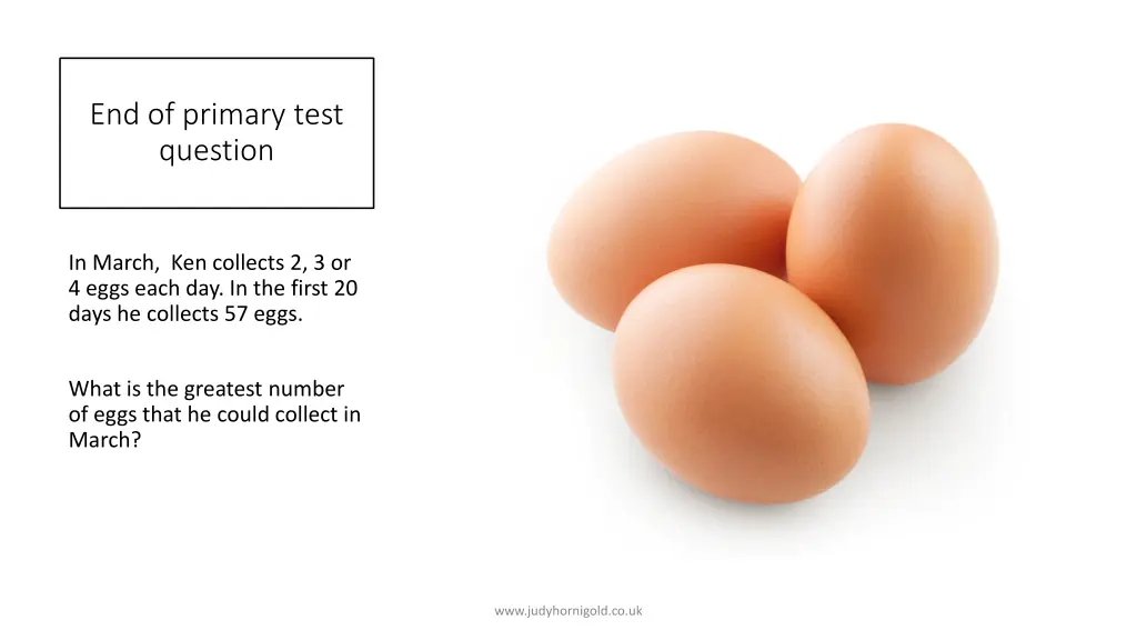end of primary test question