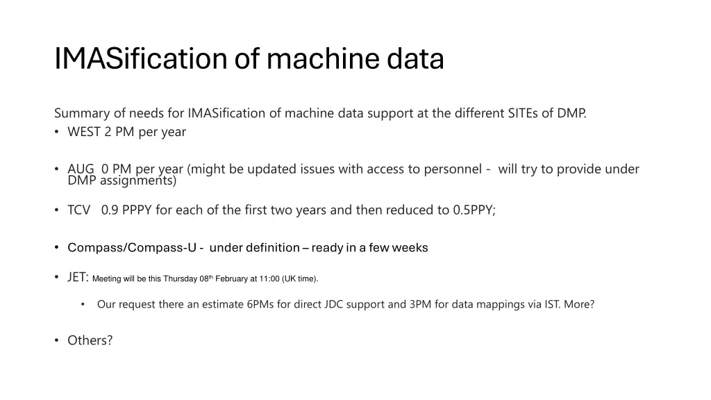 imasificationofmachinedata