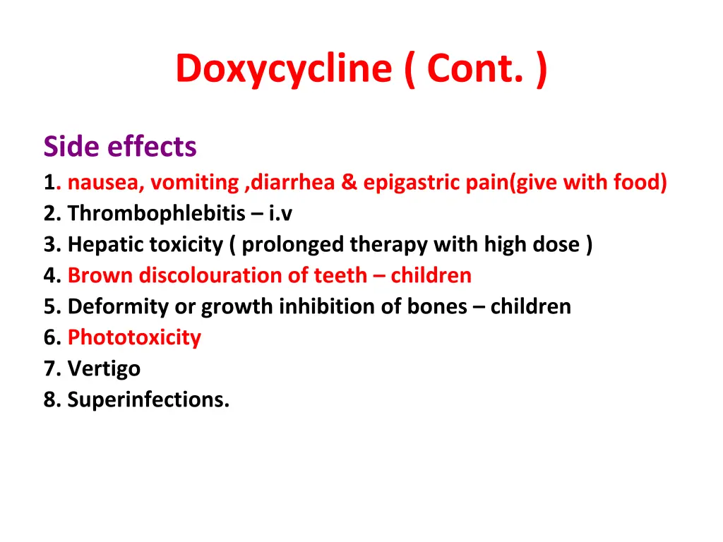 doxycycline cont 1