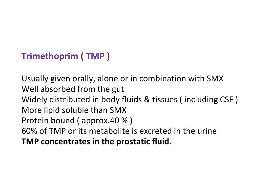trimethoprim tmp