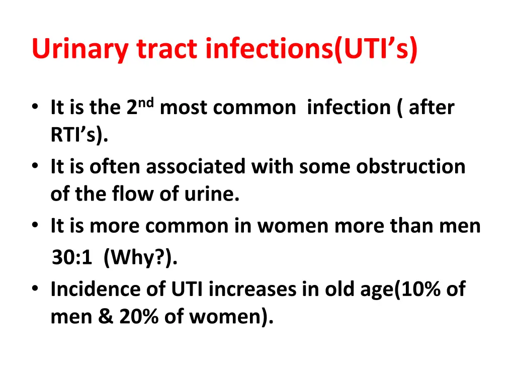 urinary tract infections uti s