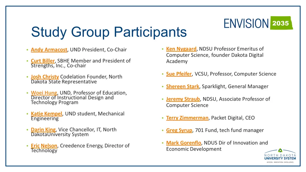 study group participants