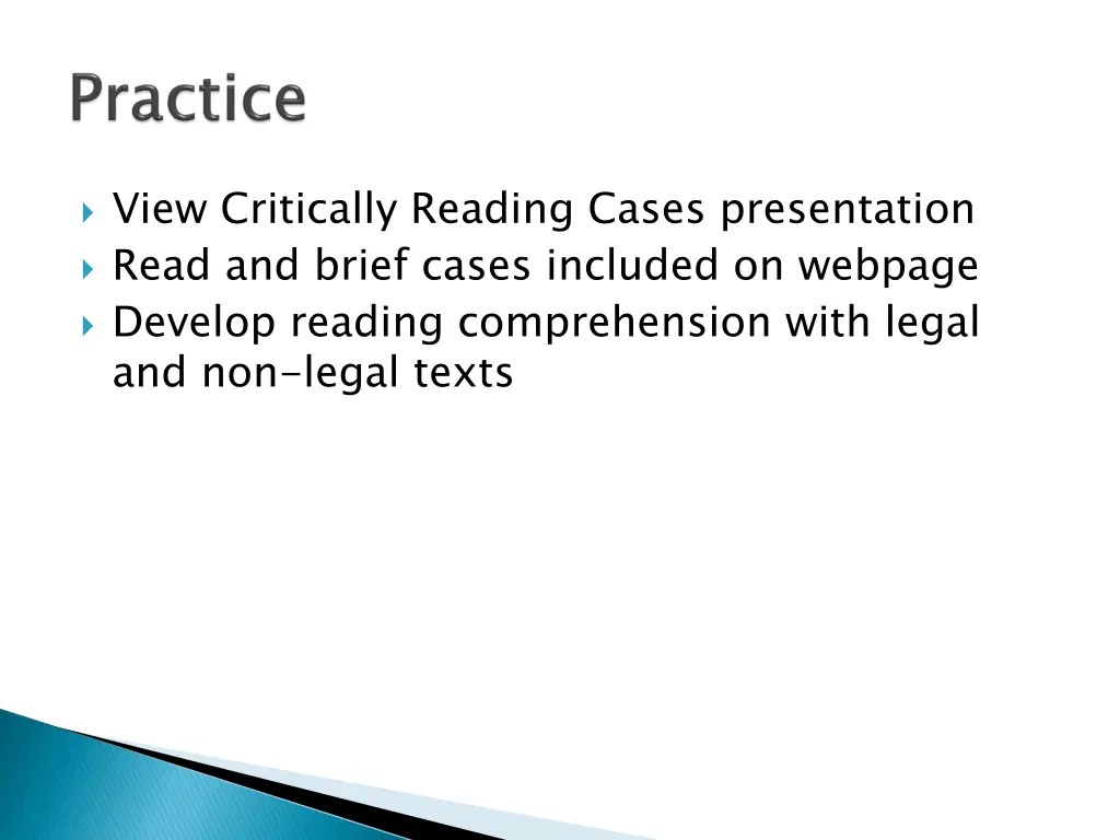 view critically reading cases presentation read
