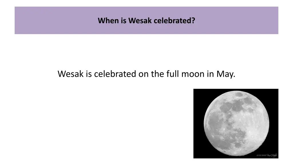 when is wesak celebrated