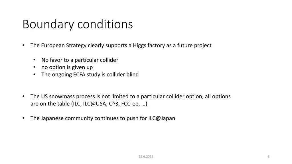 boundary conditions