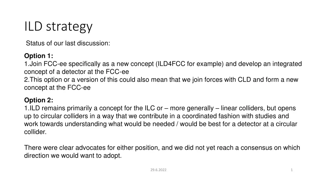 ild strategy