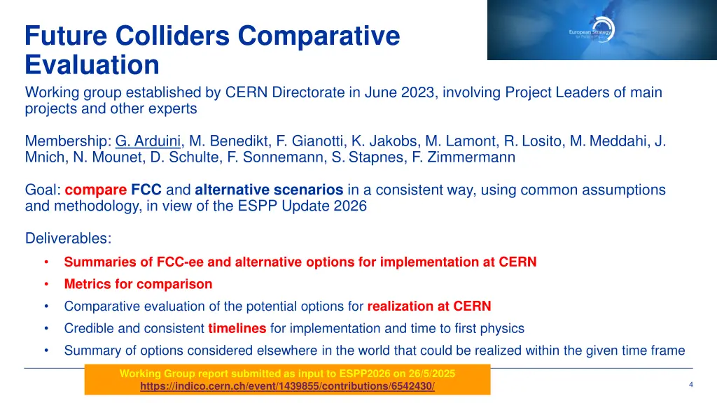 future colliders comparative evaluation