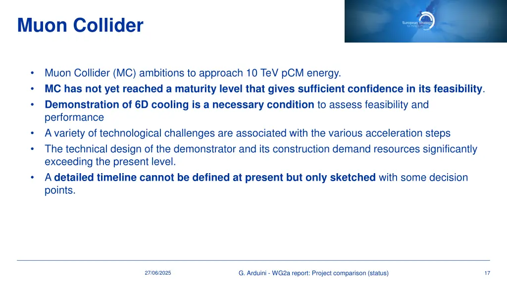 muon collider