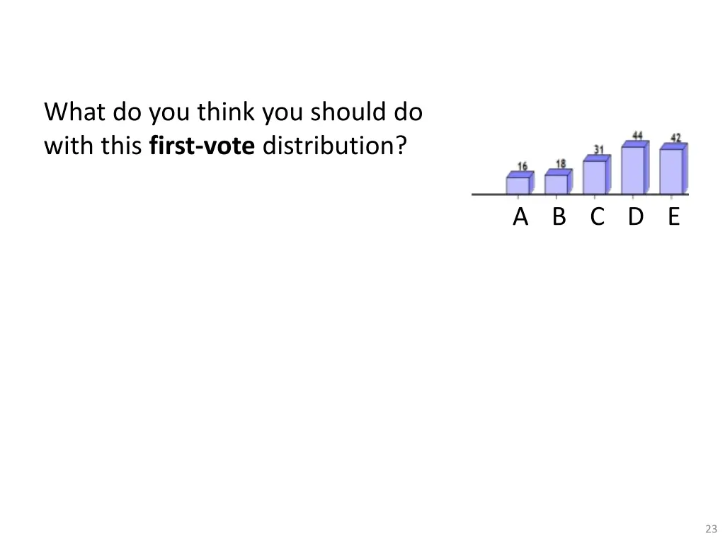 what do you think you should do with this first 2