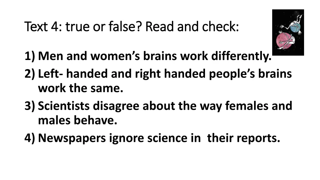 text 4 true or false read and check text 4 true