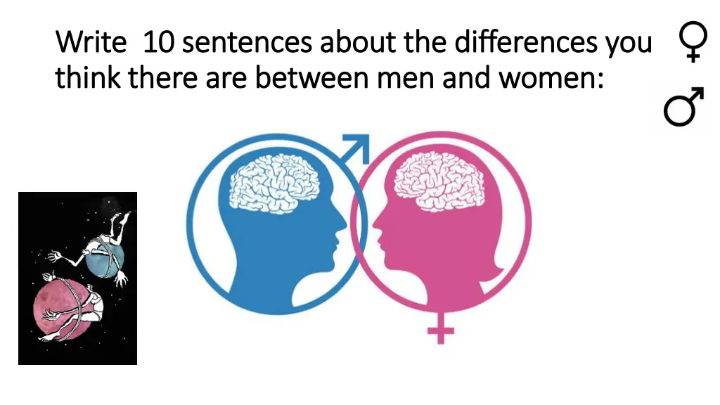write 10 sentences about the differences