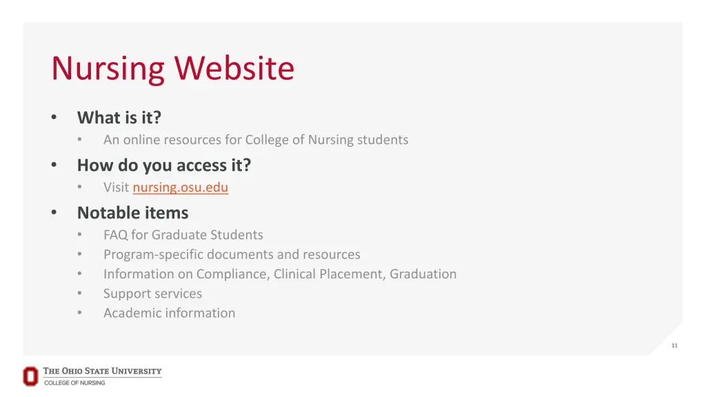 nursing website
