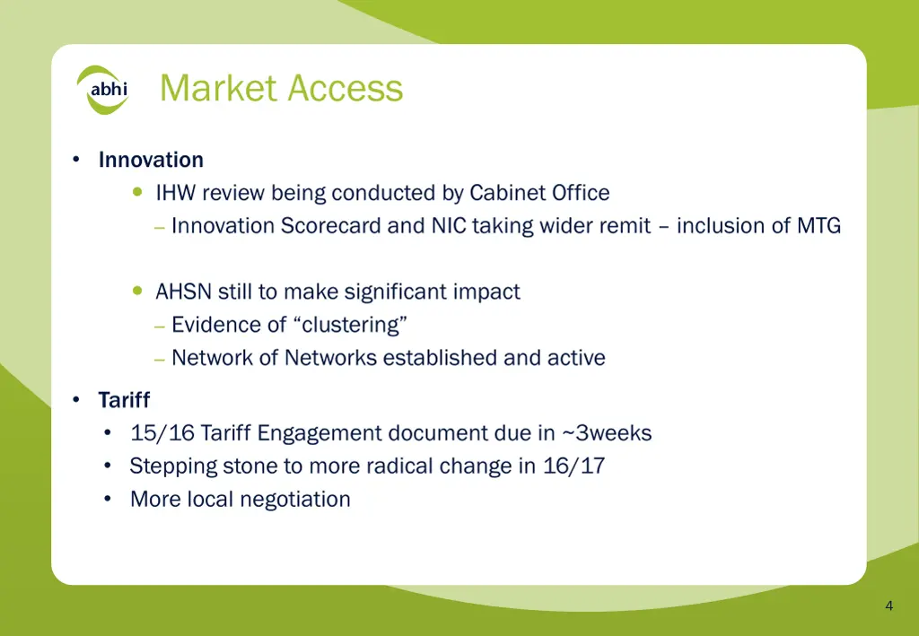 market access