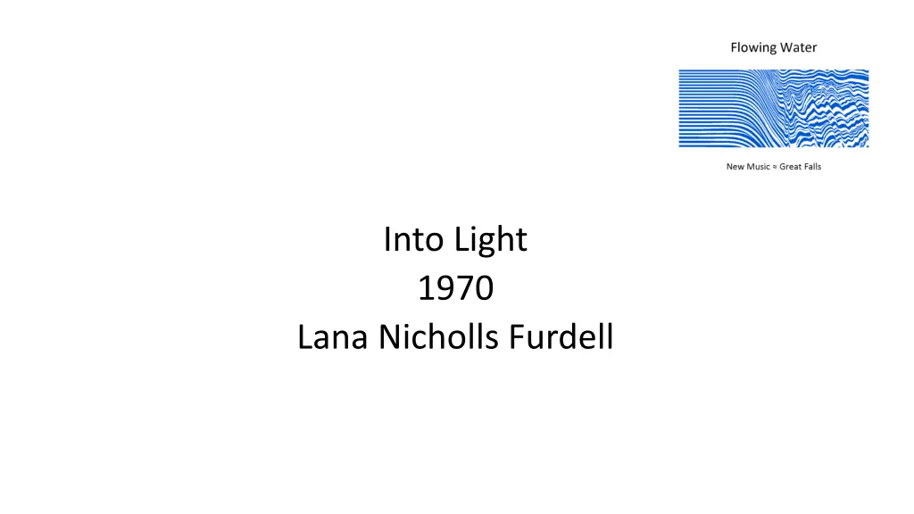 into light 1970