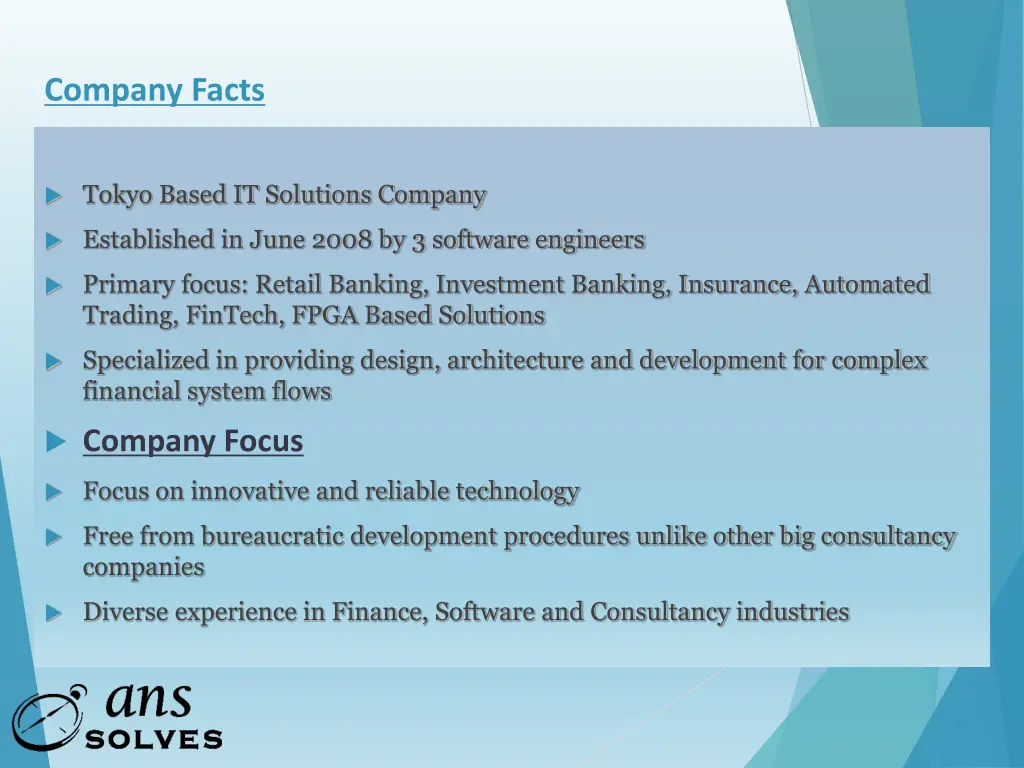 company facts